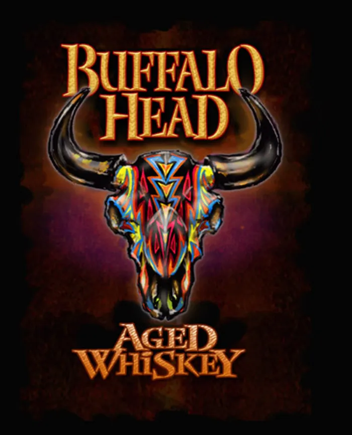 Buffalo Head graphic by Leo White Horse